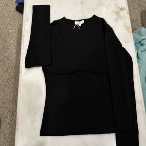 Black Long Sleeve Top